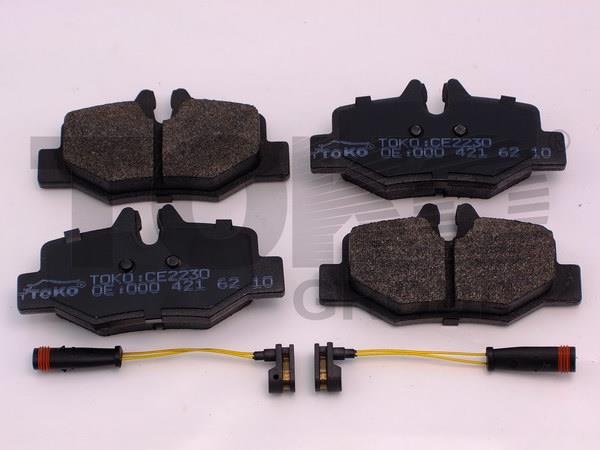 Toko T2242030 Rear disc brake pads, set T2242030
