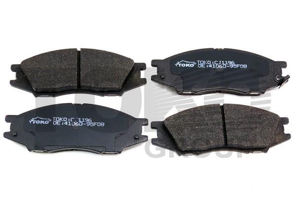 Toko T2114096 Front disc brake pads, set T2114096
