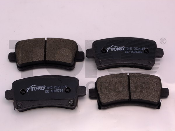 Toko T2243015 Rear disc brake pads, set T2243015