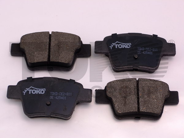 Toko T2233011 Rear disc brake pads, set T2233011