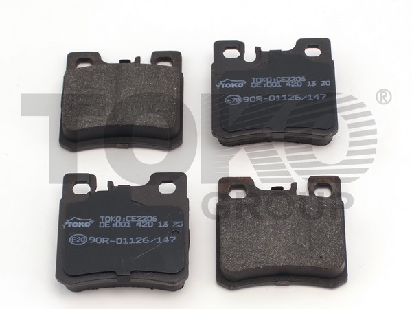 Toko T2242006 Rear disc brake pads, set T2242006