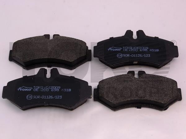 Toko T2252009 Rear disc brake pads, set T2252009