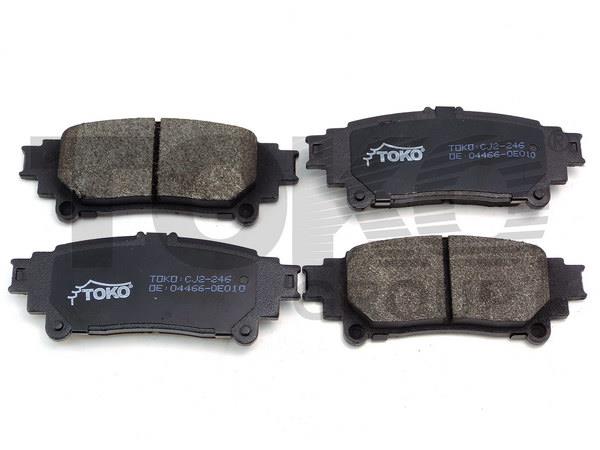 Toko T2215046 Rear disc brake pads, set T2215046