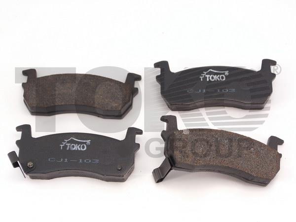 Toko T2114003W Front disc brake pads, set T2114003W