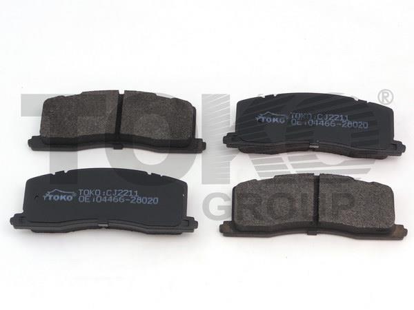 Toko T2215011 Rear disc brake pads, set T2215011