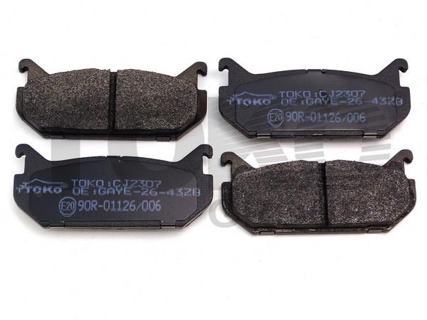 Toko T2212007 Rear disc brake pads, set T2212007