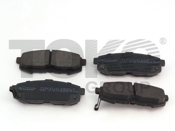 Toko T2212017 Rear disc brake pads, set T2212017