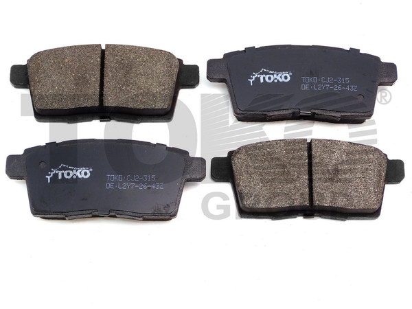 Toko T2212015 Rear disc brake pads, set T2212015