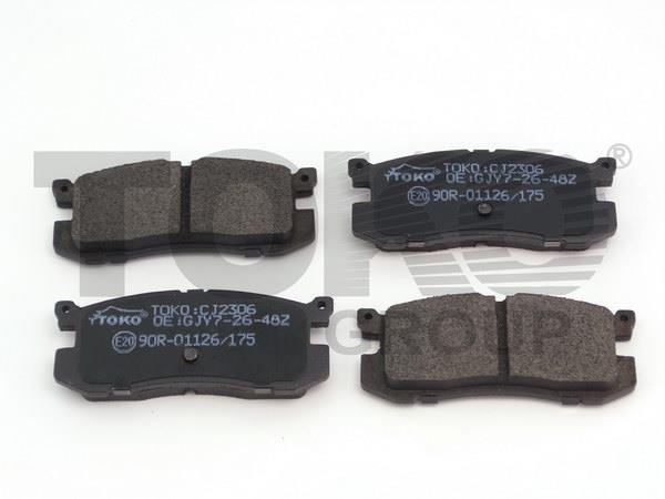 Toko T2212006 Rear disc brake pads, set T2212006