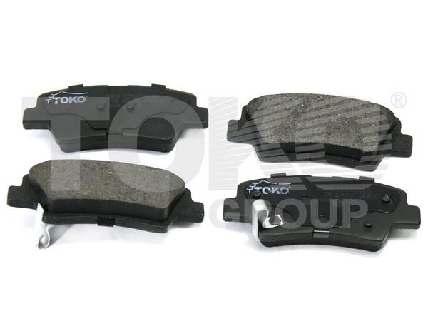 Toko T2203024L Rear disc brake pads, set T2203024L