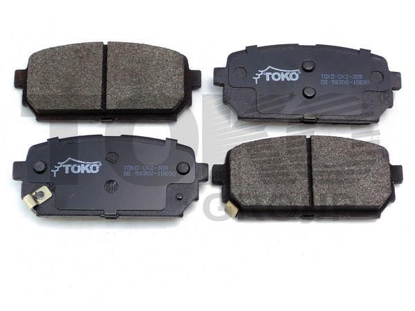 Toko T2204009 Rear disc brake pads, set T2204009