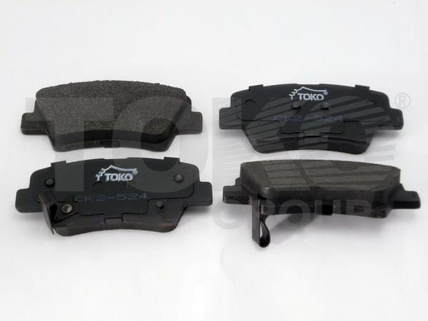Toko T2203024 Rear disc brake pads, set T2203024