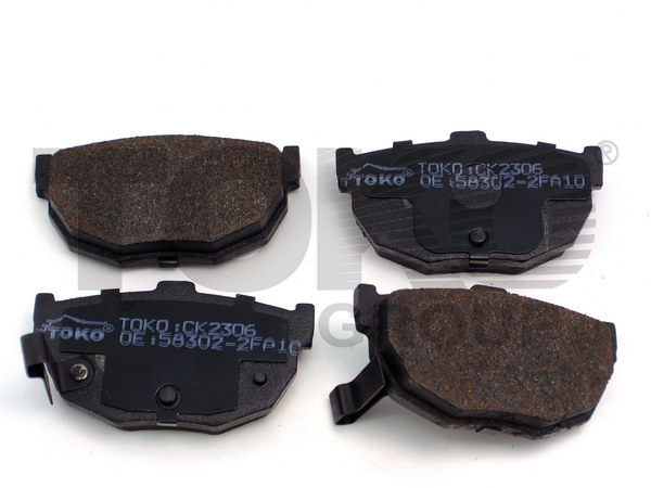 Toko T2204006 Rear disc brake pads, set T2204006