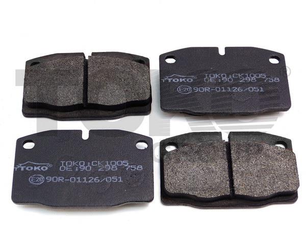 Toko T2102005W Front disc brake pads, set T2102005W