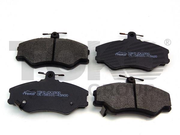 Toko T2103000W Front disc brake pads, set T2103000W