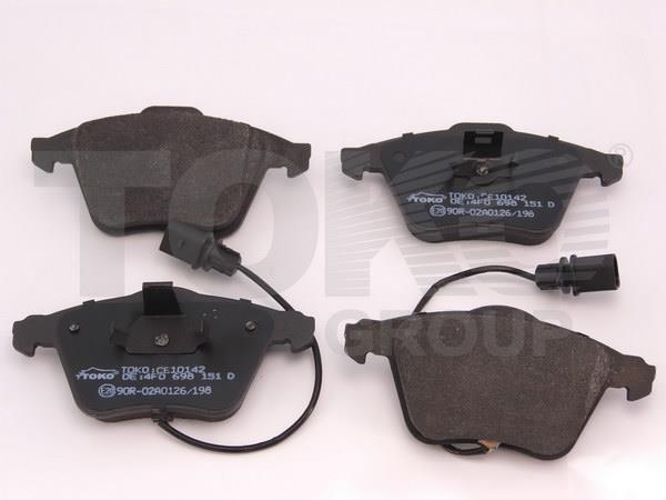 Toko T2132042 Front disc brake pads, set T2132042