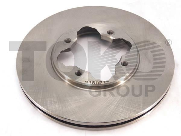 Toko T2311024 Front brake disc ventilated T2311024