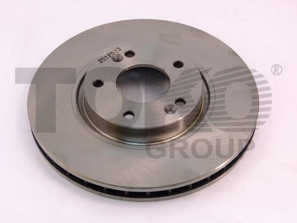 Toko T2303022 Front brake disc ventilated T2303022