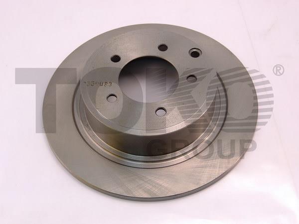 Toko T2413027 Rear brake disc, non-ventilated T2413027