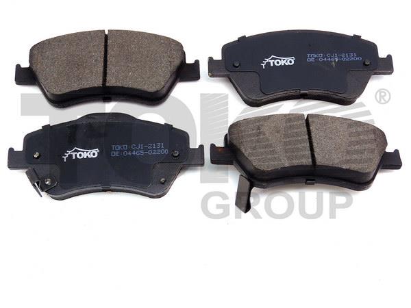 Toko T2115131 Front disc brake pads, set T2115131