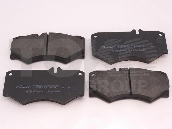 Toko T2142007W Front disc brake pads, set T2142007W