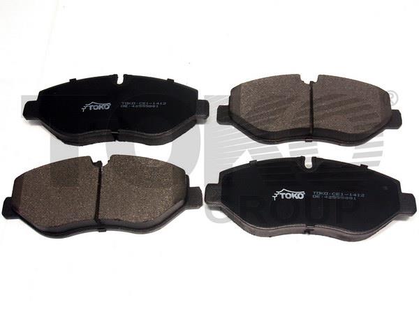 Toko T2137012 Front disc brake pads, set T2137012