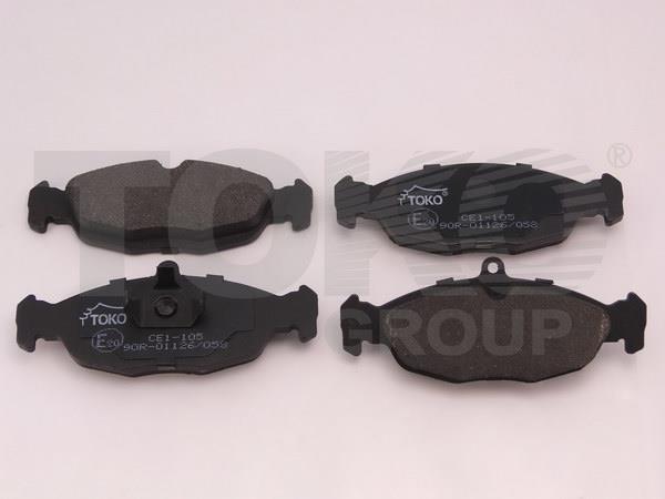 Toko T2143005 Front disc brake pads, set T2143005