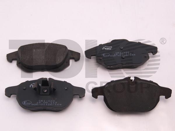 Toko T2143024 Front disc brake pads, set T2143024