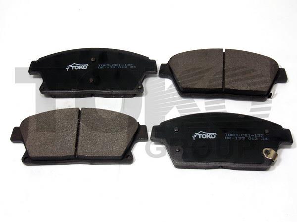Toko T2143037 Front disc brake pads, set T2143037