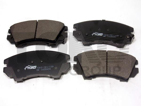 Toko T2143039 Front disc brake pads, set T2143039