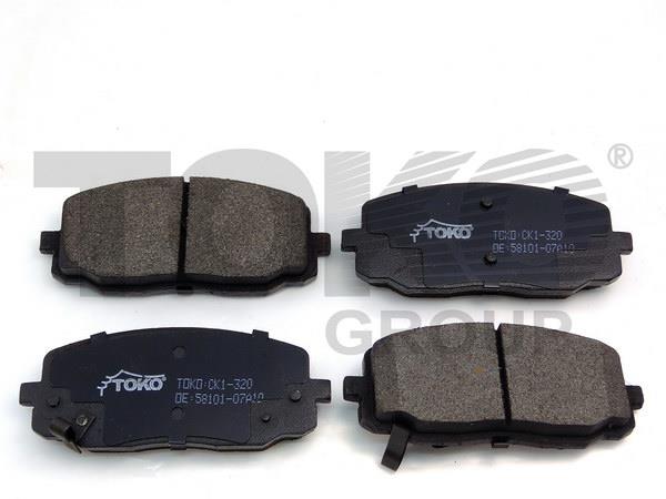 Toko T2104020 Front disc brake pads, set T2104020