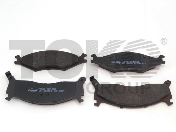 Toko T2104002 Front disc brake pads, set T2104002
