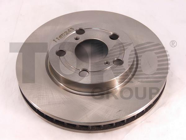 Toko T2315100 Front brake disc ventilated T2315100