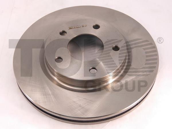 Toko T2314113 Front brake disc ventilated T2314113