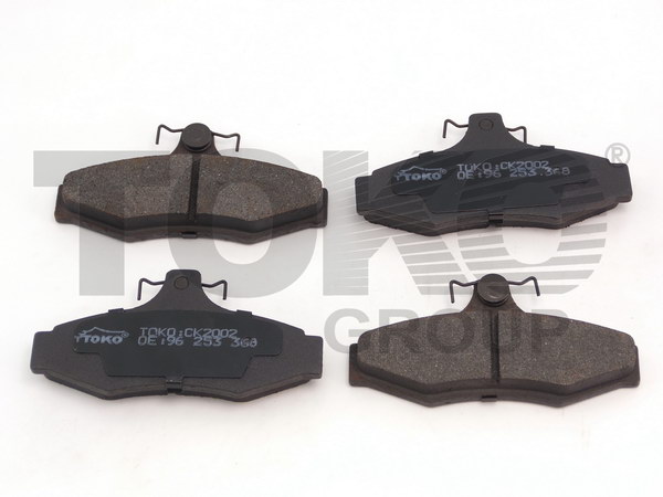 Toko T2202002 Rear disc brake pads, set T2202002