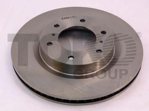 Toko T2313072 Front brake disc ventilated T2313072