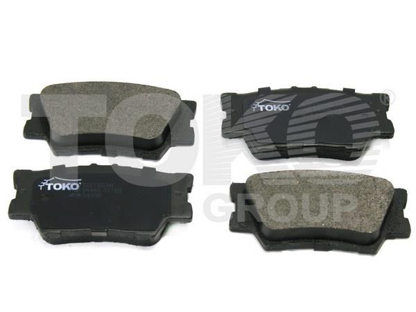 Toko T2215034L Rear disc brake pads, set T2215034L