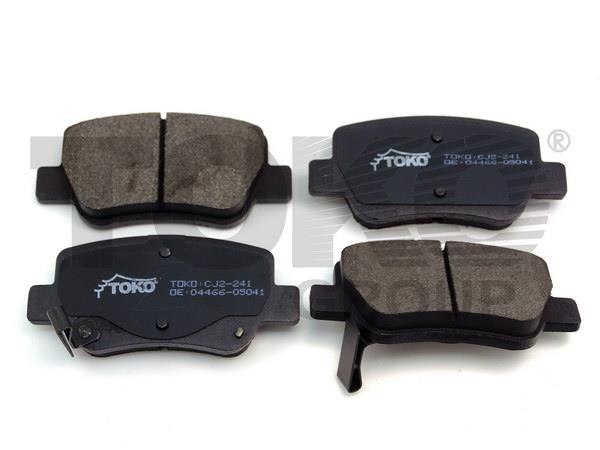 Toko T2215041 Rear disc brake pads, set T2215041