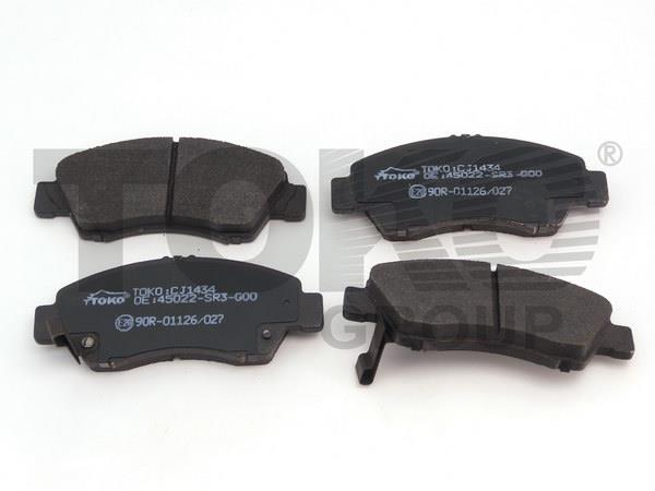 Toko T2111034 Front disc brake pads, set T2111034