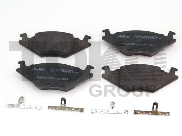 Toko T2149006 Front disc brake pads, set T2149006