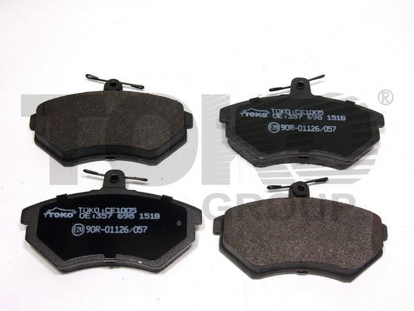 Toko T2152005 Front disc brake pads, set T2152005