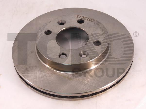 Toko T2346003 Front brake disc ventilated T2346003