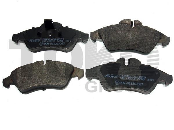 Toko T2152029 Front disc brake pads, set T2152029