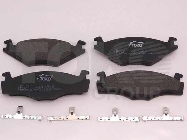 Toko T2152010W Front disc brake pads, set T2152010W
