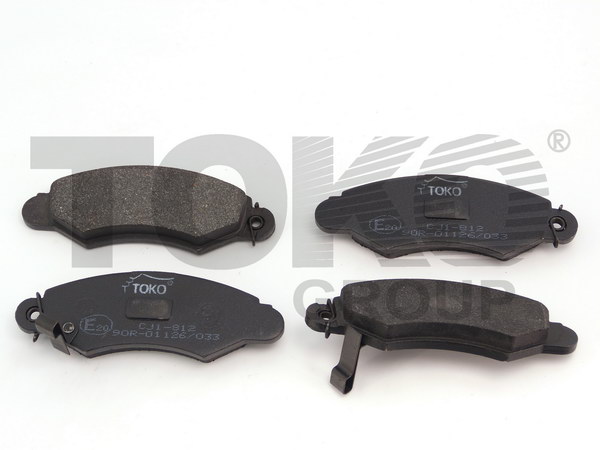 Toko T2117012W Front disc brake pads, set T2117012W