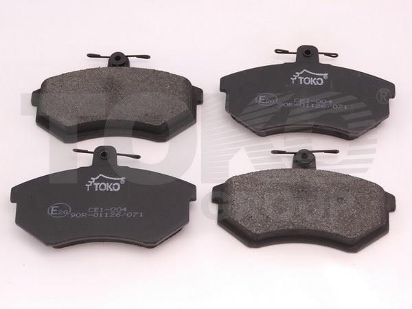 Toko T2152004W Front disc brake pads, set T2152004W