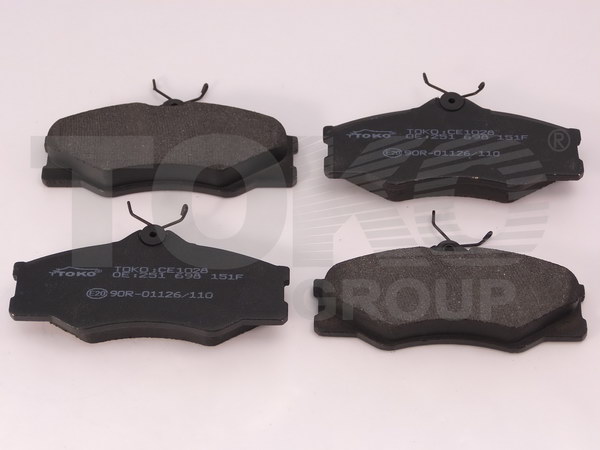 Toko T2152028W Front disc brake pads, set T2152028W