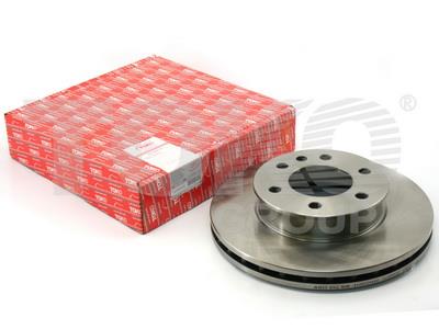 Toko T2342072 Front brake disc ventilated T2342072