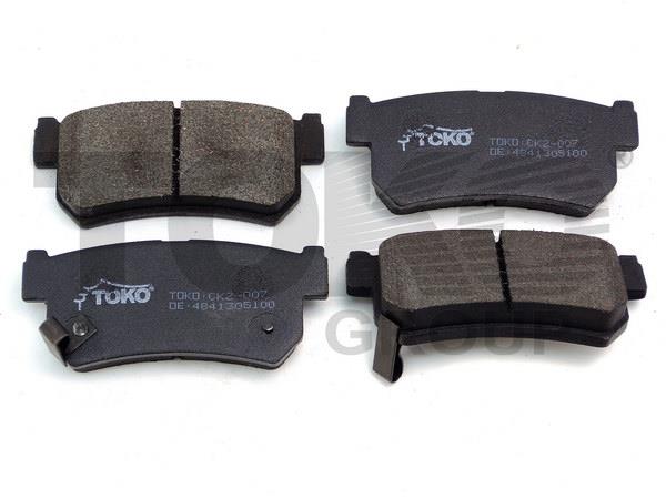 Toko T2205007W Rear disc brake pads, set T2205007W