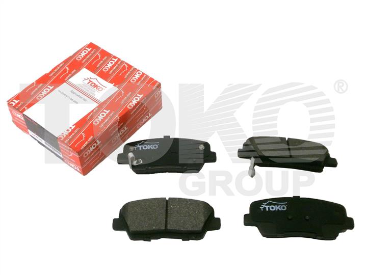 Toko T2204028L Rear disc brake pads, set T2204028L
